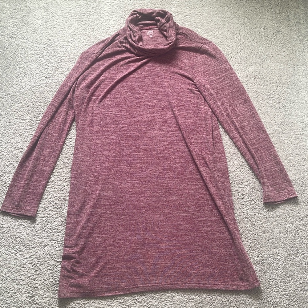 Cowl Neck Sweater Dress